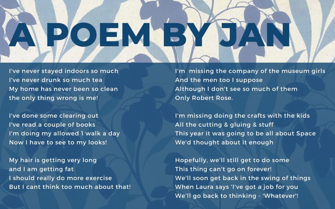 #VolunteerFavourites A Poem by Jan